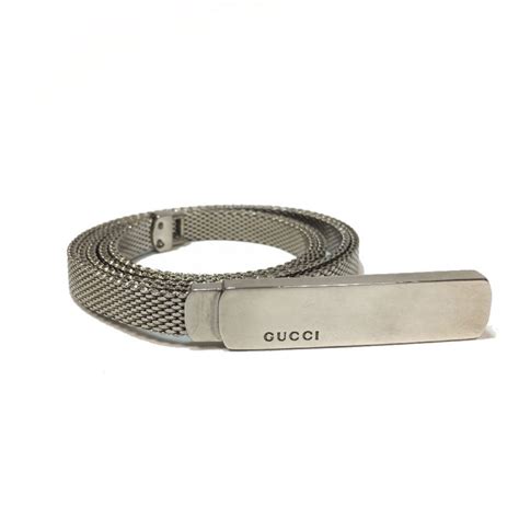 ceinture gucci femme argent|ceinture gucci fine.